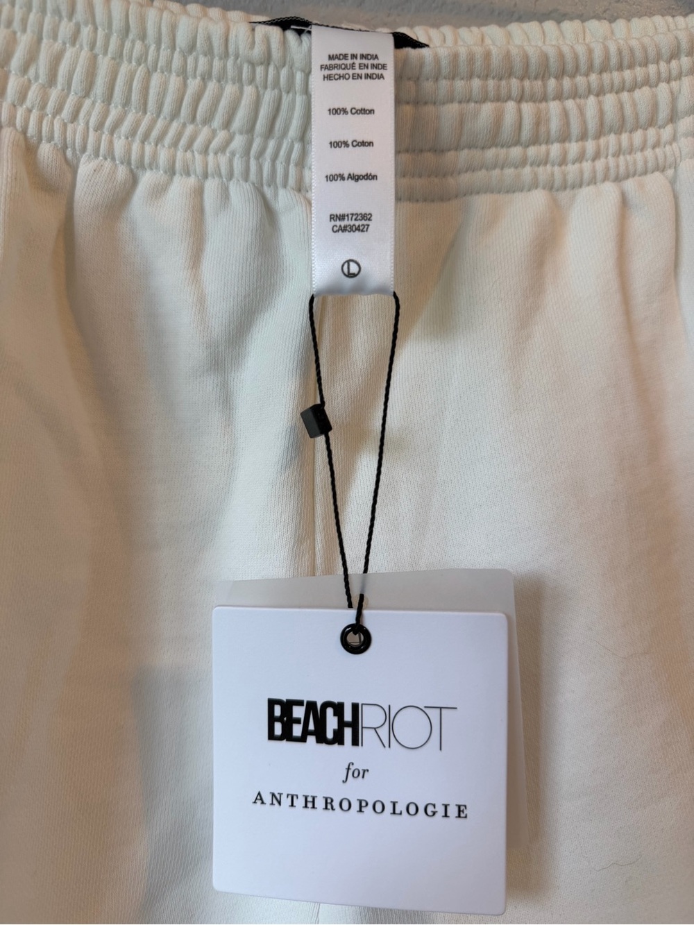 SOLD / Beach Riot Malik Pull-On Shorts in Ivory Red Cherry Bow, NWT, Large. $98 - Picture 8 of 16